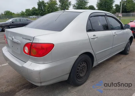 2005 Toyota Corolla Le из США, поврежденный, VIN JTDBR32E252053576